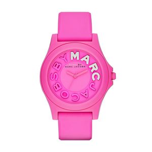 Horlogeband Marc by Marc Jacobs MBM4023 Silicoon Roze 20mm