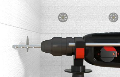 Fischer 546808 bevestigingsmiddel voor thermische isolatie Grijs, Wit Kunststof 100 stuk(s)