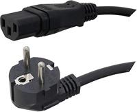 HAWA 1008232 Kaltgeräte connection cable black 2.50m
