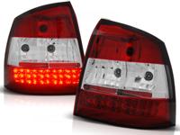 Tuning-Tec Achterlichten OPEL ASTRA G 09 97-02 04 ROOD HELDER LED