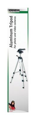 König KN-TRIPOD40 tripod Digitaal/filmcamera 3 poot/poten Zwart, Zilver König KN-TRIPOD40 tripod Digitaal/filmcamera 3 poot/poten Zwart, Zilver