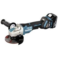 Makita DGA519RTJ Haakse accuslijper 125 mm Incl. 2 accus, Incl. lader 18 V 5 Ah - thumbnail