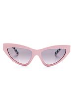 Dolce & Gabbana Eyewear lunettes de soleil à monture papillon - Rose