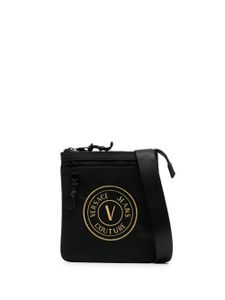 Versace Jeans Couture sacoche à patch logo - Noir