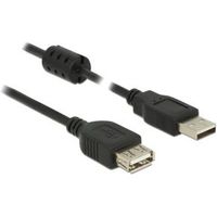 Delock 84884 Verlengkabel USB 2.0 Type-A male > USB 2.0 Type-A female 1,5 m zwart - thumbnail