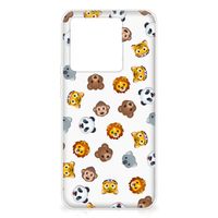 TPU bumper voor Xiaomi 13T Dieren Emojis - thumbnail