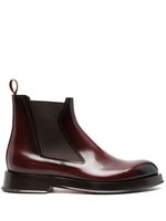 Santoni bottines Kaleb en cuir - Rouge