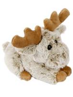 Take Me Home knuffel eland junior 14 cm pluche lichtbruin