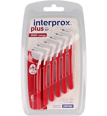 Interprox Interprox Plus Ragers Mini Conical Rood (6st)