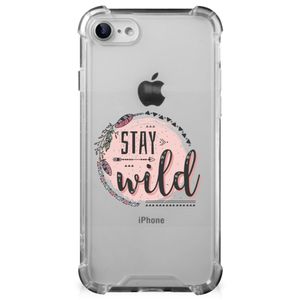 iPhone SE 2022/2020 | iPhone 8/7 Stevig Bumper Hoesje Boho Stay Wild