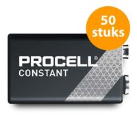 Duracell Procell Alkaline Constant 9V Batterij (50 stuks)