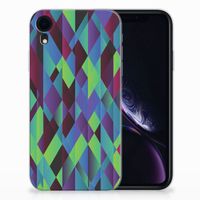 Apple iPhone Xr TPU Hoesje Abstract Green Blue