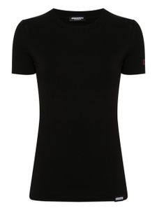 DSQUARED2 t-shirt en coton à logo imprimé - Noir