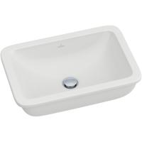 Villeroy & Boch Loop en Friends onderbouwwastafel 54x34.5cm zonder overloop zonder kraangat wit 61630101 - thumbnail