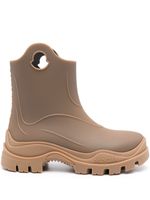 Moncler bottines de pluie Misty - Marron