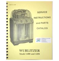 Wurlitzer 1400-1450 Service Manual & Parts Catalog - thumbnail