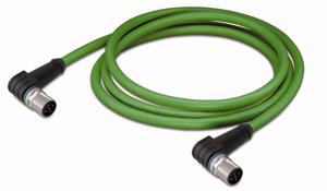 WAGO WAGO GmbH & Co. KG 756-1204/060-050 ETHERNET-/PROFINET-kabel, hoekig Inhoud: 1 stuk(s)