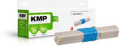 KMP Toner vervangt OKI 44469722 Compatibel Geel 5000 bladzijden O-T49YX 1333,3009