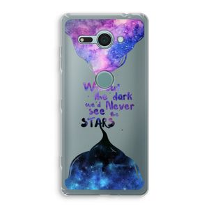 Stars quote: Sony Xperia XZ2 Compact Transparant Hoesje