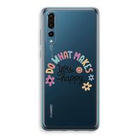 Happy days: Huawei P20 Pro Transparant Hoesje