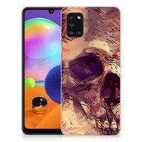 Silicone Back Case Samsung Galaxy A31 Skullhead