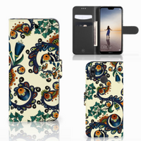 Wallet Case Huawei P20 Lite Barok Flower - thumbnail