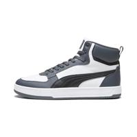 PUMA Unisex Caven 2.0 Mid Sneaker, Puma Wit PUMA Zwart Sterk Grijs PUMA Zilver, 39 EU