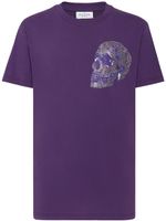 Philipp Plein t-shirt en coton à logo imprimé - Violet - thumbnail