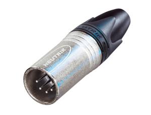 Neutrik NC5MXX XLR-connector Stekker, recht Aantal polen: 5 Zilver 1 stuk(s)