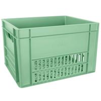 FastRider Grote fietskist, voorbagagedrager, 34 liter, mintgroen