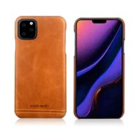 Pierre Cardin - echt lederen backcover hoes - iPhone 11 Pro - Cognac