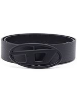 Diesel ceinture à boucle logo - Noir