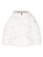 Moncler Enfant doudoune à patch logo - Blanc - thumbnail