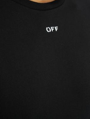 Off-White / Longsleeve Stencil in zwart