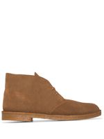 Clarks desert-boots texturées - Marron