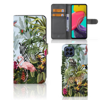 Telefoonhoesje met Pasjes voor Samsung Galaxy M53 Jungle - thumbnail