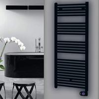 Masterwatt Calor badkamerradiator / 1323 x 500 / 750 Watt Zwart
