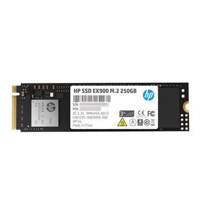 HP EX900 internal solid state drive M.2 250 GB PCI Express 3.0 NVMe