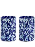 Stories of Italy verres Macchia (lot de deux) - Bleu