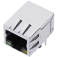 encitech RJJS-88-1405-EJH-063 RJ45-connector 3260-0030-20 Bus, inbouw horizontaal Aantal polen 8P8C Metaal 1 stuk(s) - thumbnail