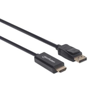 Manhattan 153188 DisplayPort-kabel DisplayPort / HDMI Adapterkabel DisplayPort-stekker, HDMI-A-stekker 3.00 m Zwart