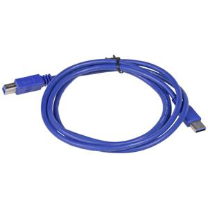 Akyga AK-USB-09 USB-kabel USB 3.2 Gen 1 (3.1 Gen 1) 1,8 m USB B USB A Blauw