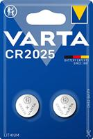 Varta VCR2025 batterijen Electronics CR2025 Lithium knoopcel 3V batterij verpakking met 2 stuks knoopcellen in originele blisterverpakking met 2 stuks,CR2025 2er,neutraal