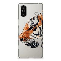 Hoesje maken Sony Xperia 5 V Watercolor Tiger - thumbnail