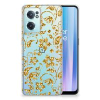 OnePlus Nord CE 2 5G TPU Case Gouden Bloemen