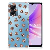 TPU bumper voor OPPO A77 | A57 5G Poep Emojis