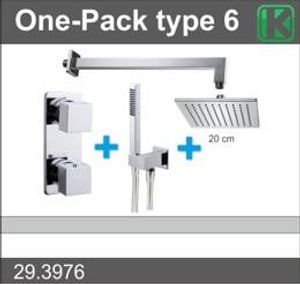 One-Pack Inbouwthermostaatset Type 6 Chr (20Cm)