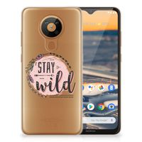 Nokia 5.3 Telefoonhoesje met Naam Boho Stay Wild