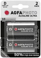 AgfaPhoto Accu Alkaline Ultra -D LR20 Mono 2 stuks