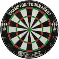 Abbey Darts dartbord Classic 45 x 3,5 cm sisal zwart/wit